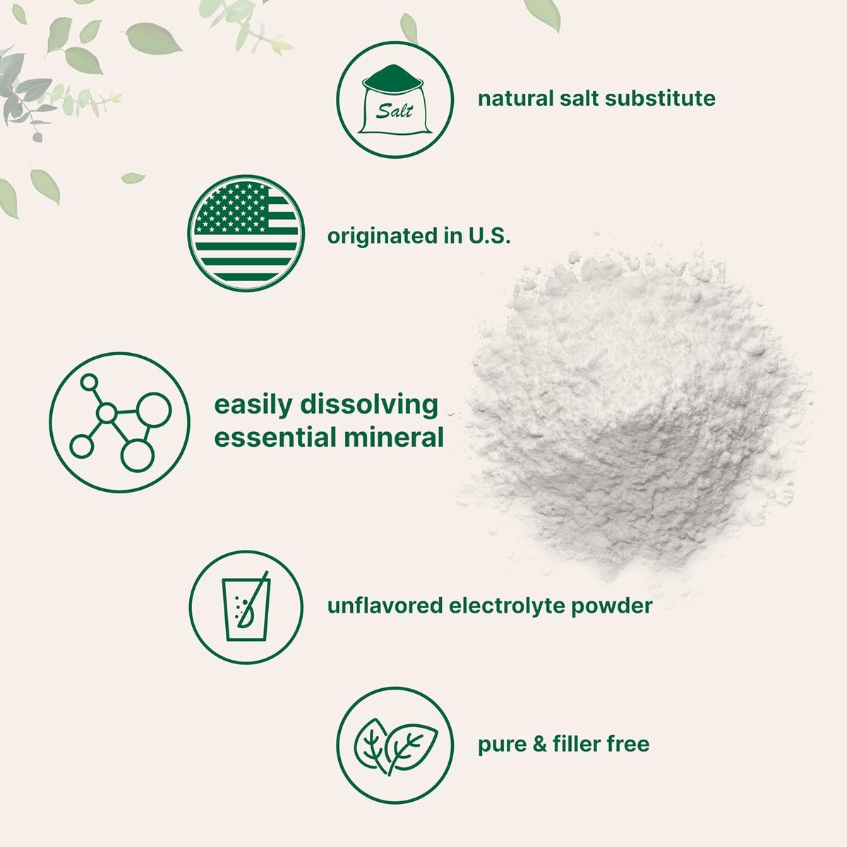 Micro Ingredients Potassium Chloride Powder 2.2lb