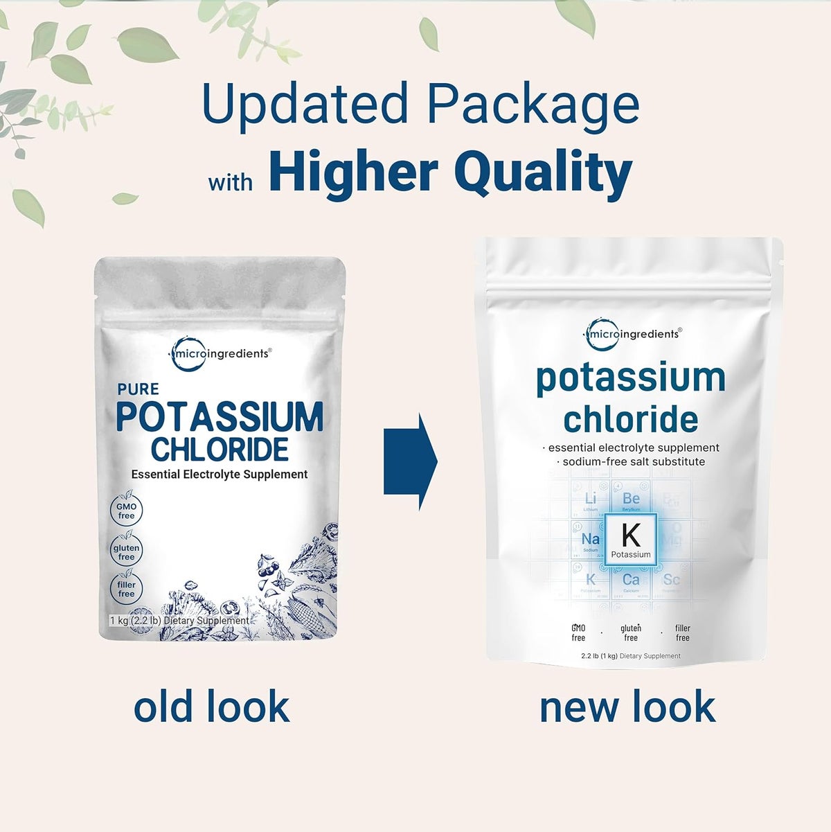 Micro Ingredients Potassium Chloride Powder 2.2lb