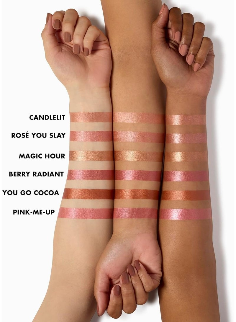 elf Halo Glow Blush Beauty Wand, Liquid Blush Wand For Radiant, Flushed Cheeks, Infused With Squalane, Vegan & Cruelty-free, Rosé You Slay - Image 3