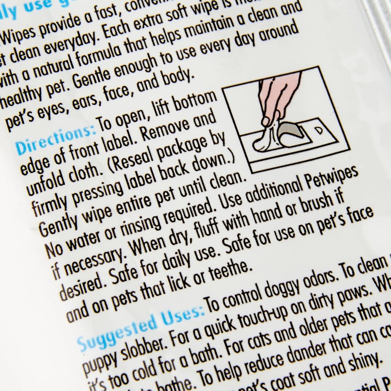 Petkin Petwipes Dogs and Cats(40 Wipes) - Image 3
