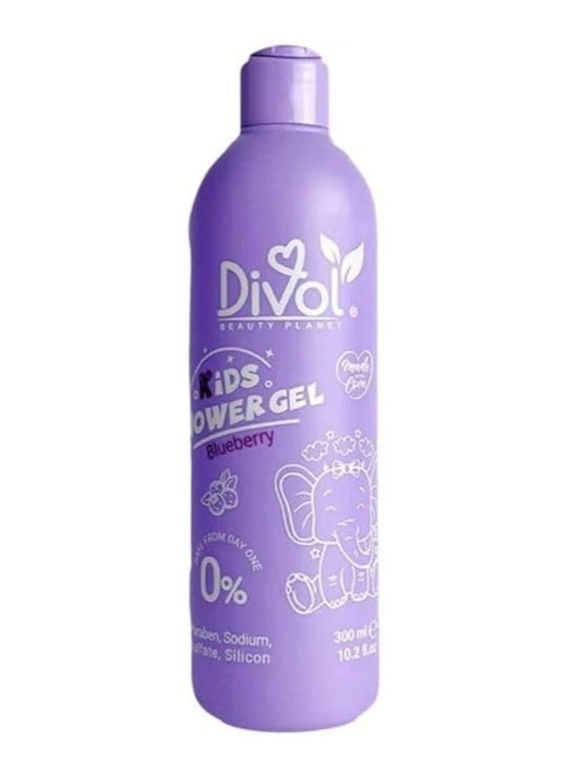 Divol Kids Shower Gel Blueberry - 300ml