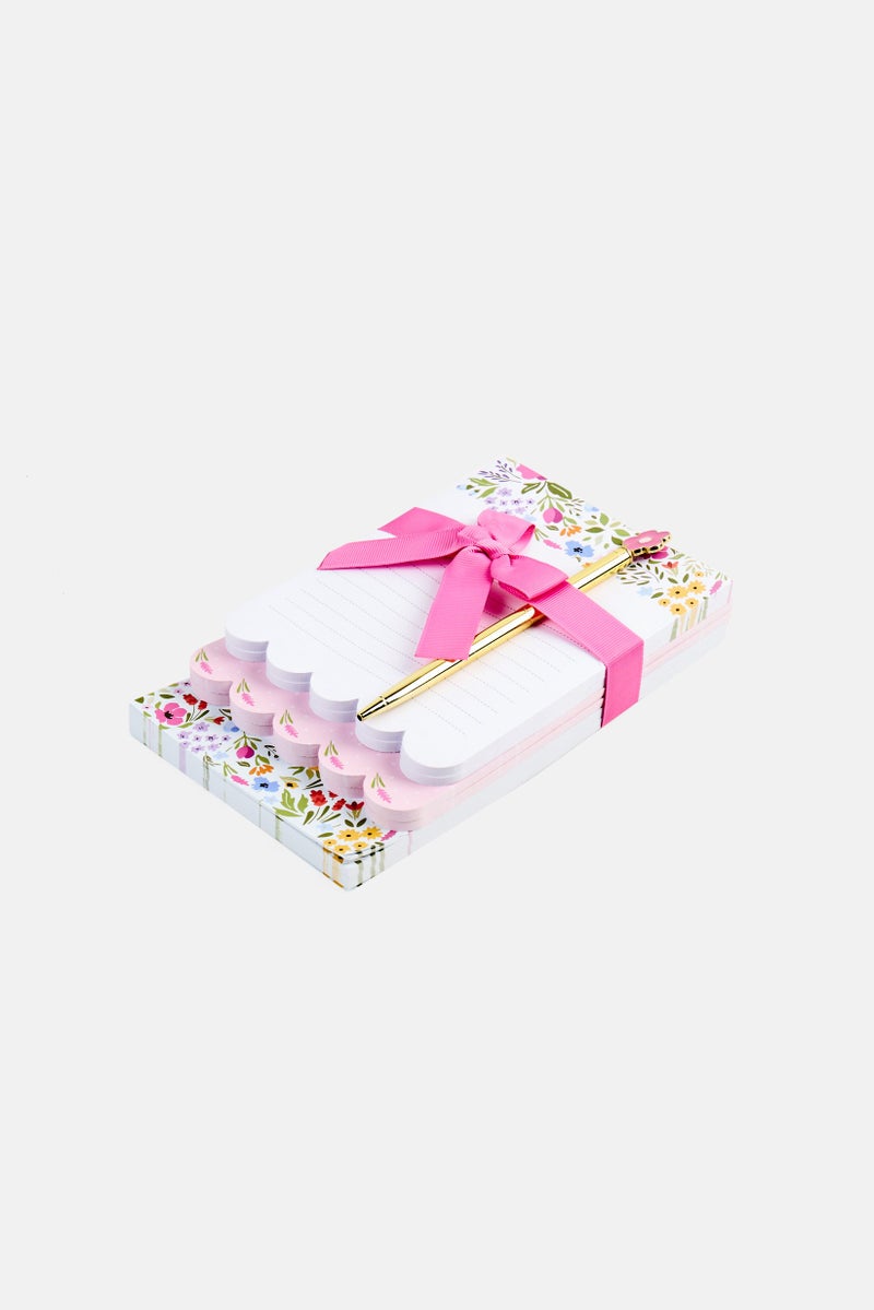 VOTUM 4 Pcs Floral Print Stationary Set  - Image 3