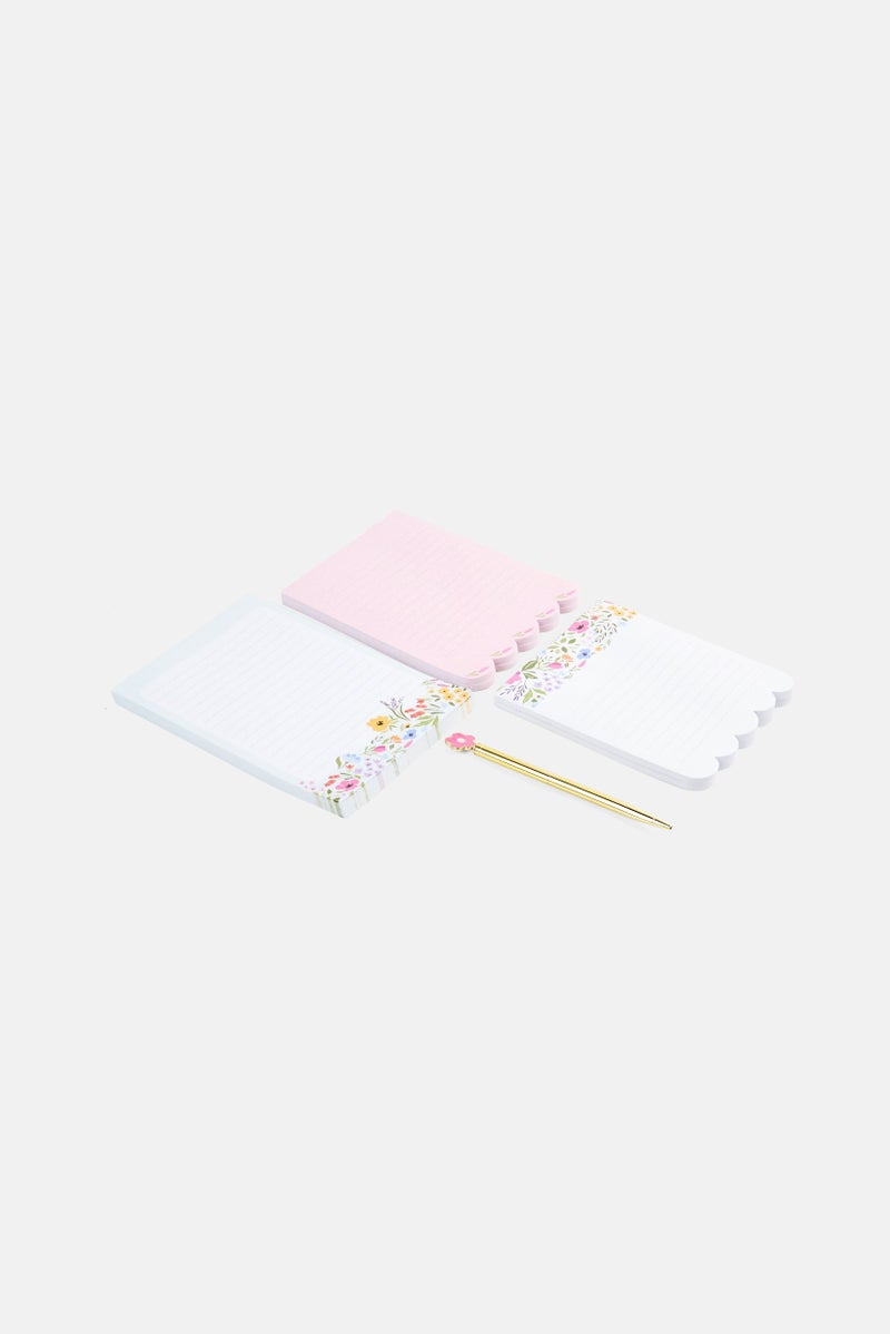 VOTUM 4 Pcs Floral Print Stationary Set  - Image 2