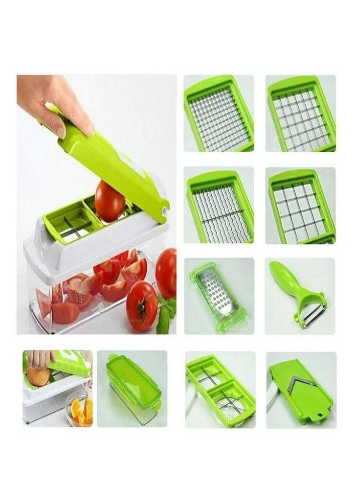 Generic - 12 In 1 Original Nicer Dicer Plus Multi Chopper Vegetable Cutter Fruit Slicer - Image 1