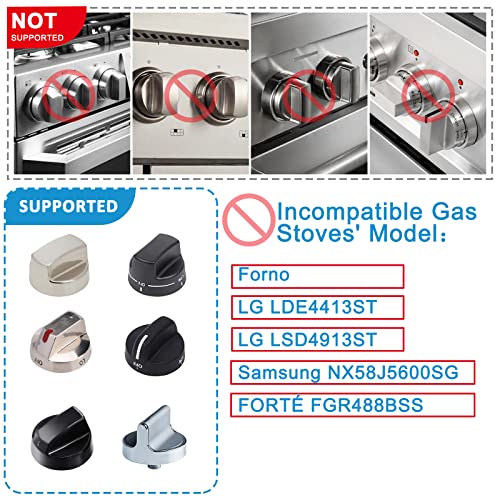 Babepai Stove Knob Covers for Child Safety - 5 Pack Babepai Upgraded Double-Key Design Universal Size Baby Safety Gas Oven Knob Covers Stove Guard Baby Proofing - Image 3