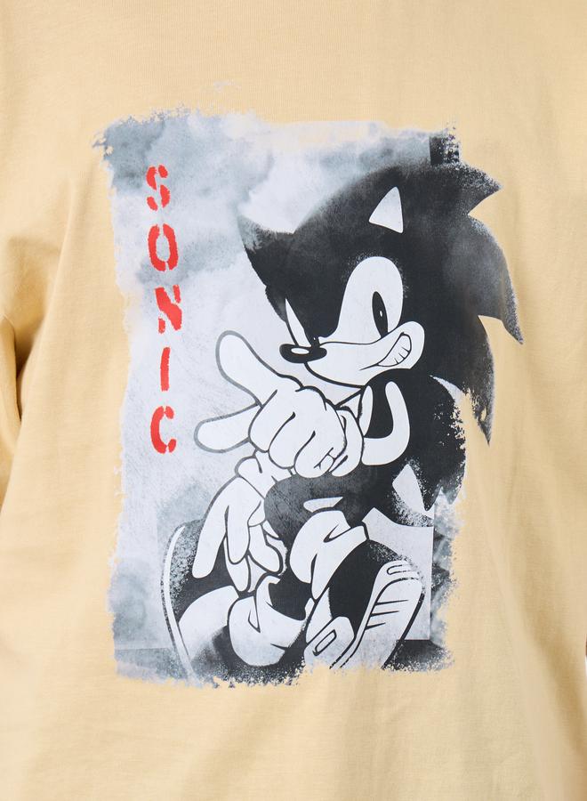 Styli Teen Hedgehog Sonic Print T-Shirt - Image 4