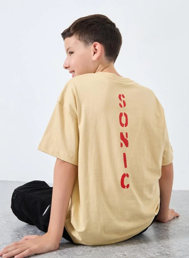 Styli Styli Teen Hedgehog Sonic Print T-Shirt