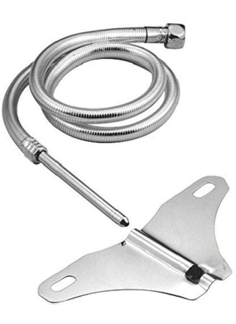 Acetap Acetap Butterfly Stainless Steel Toilet Jet or Bidet HandsFree Spray 1 Meter Heavy PVC Hose  - Image 1