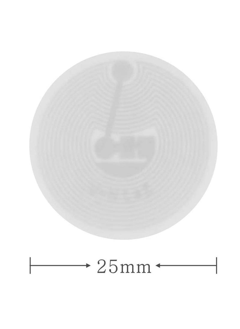 NTAG 215 NFC Sticker Compatible with TagMo and Amiibo - NTAG215 NFC Tag,25mm (1 inch), 504 Bytes Memory Compatible with Nintendo Switch, Wii U, and 3Ds!.10 pieces