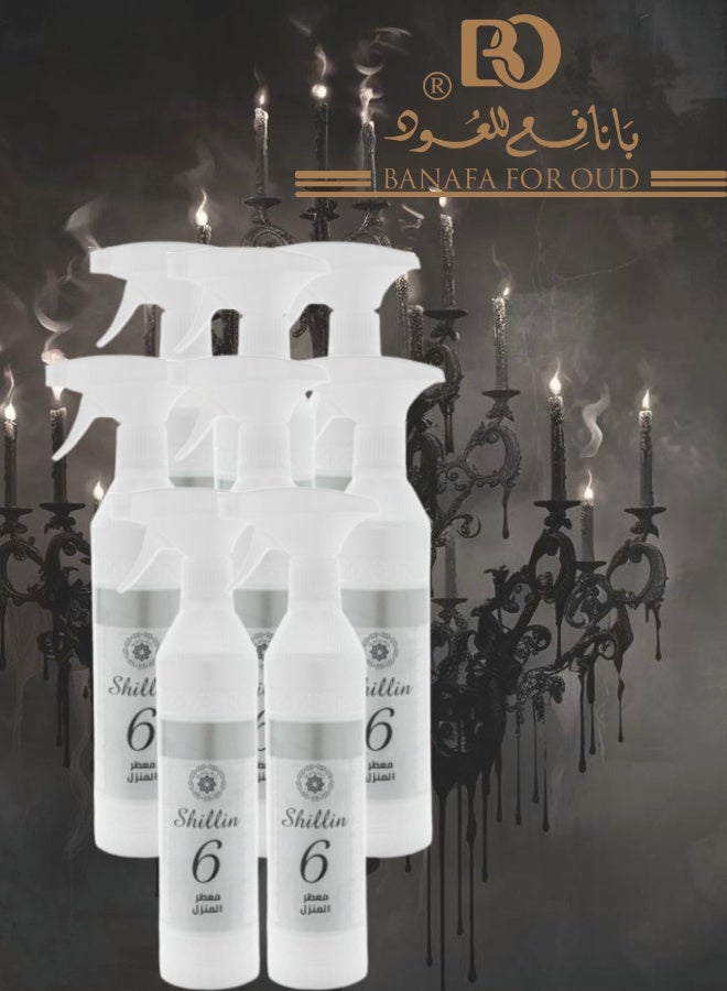 Banafa 8 Pieces Shillin 6 House Freshener 500ML - Image 1