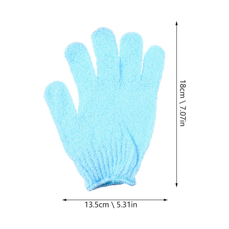 Exfoliating Bath Gloves 4 Pack For Deep Cleaning And Dead Skin Removal Unisex - Image 3