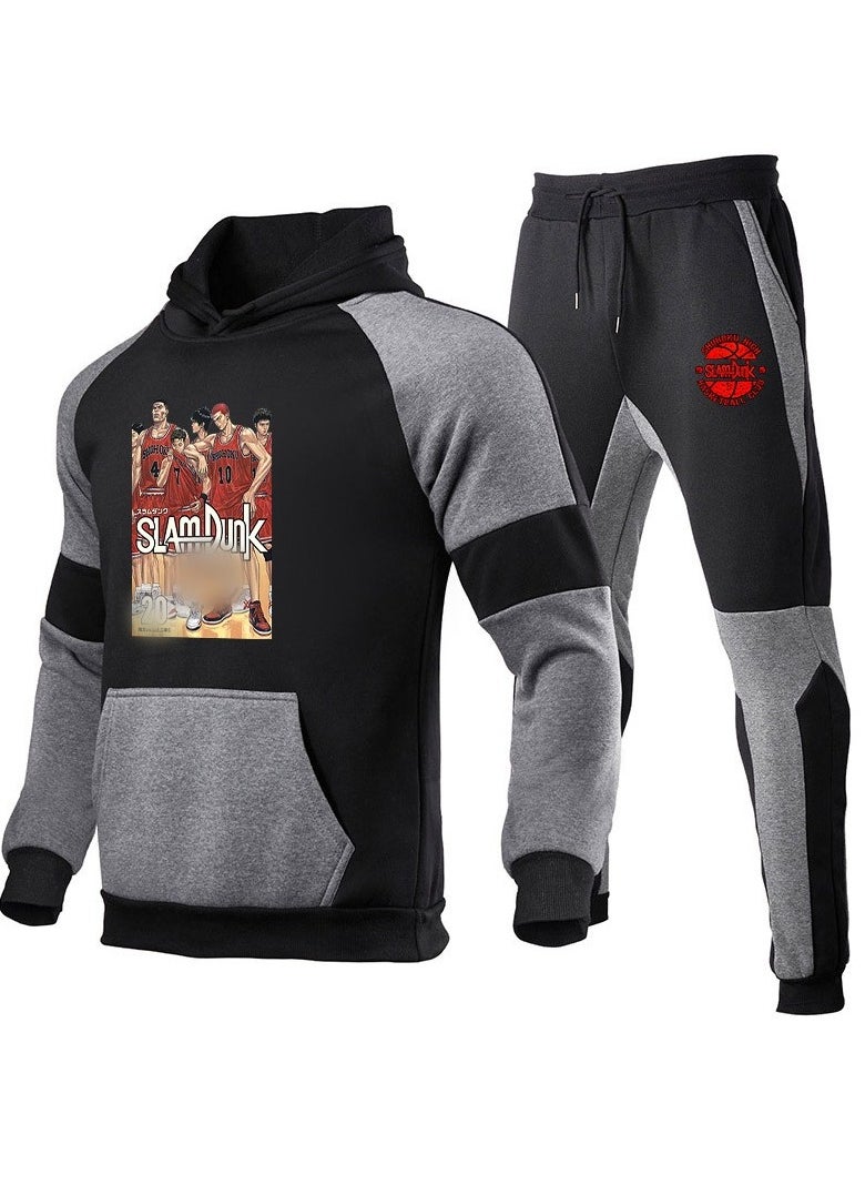 KUYING New Slam Dunk Printed Hoodie Set  - Image 1