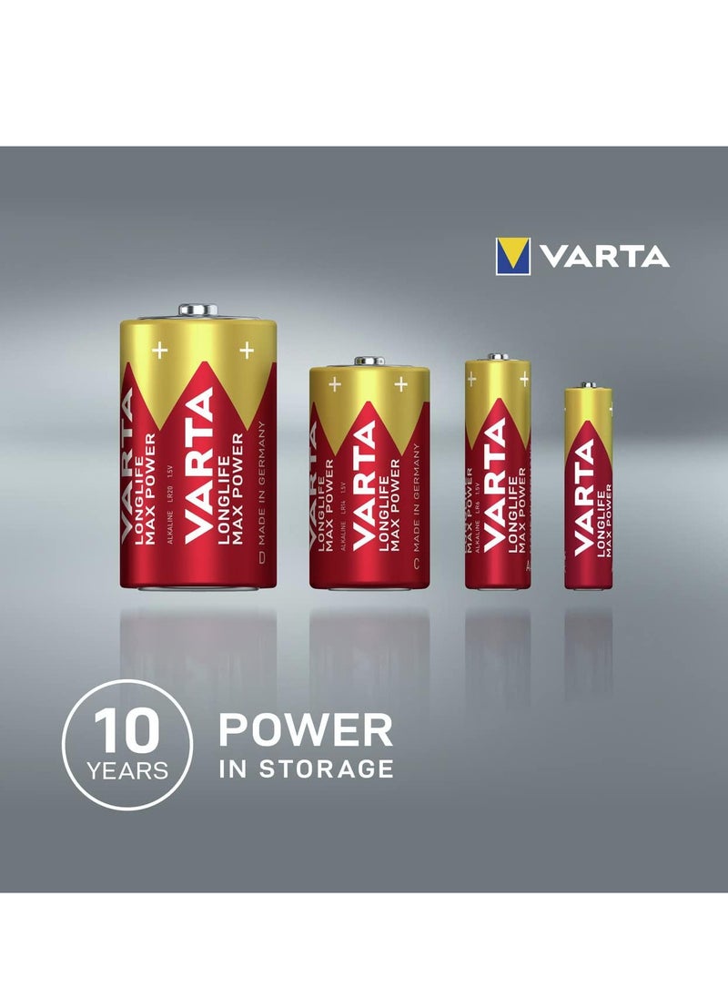 VARTA Longlife Max Power AA 1.5v Alkaline (2-pack) made in germany  - Image 4