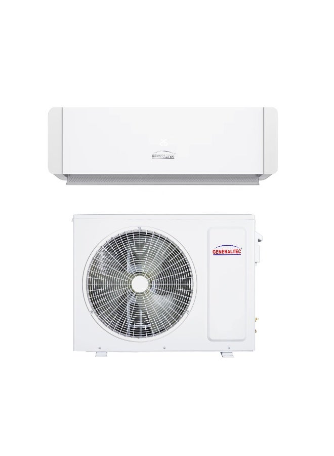 Generaltec 1.5 Ton Inverter Split Air Conditioner 18000 BTU | T3 Rotary DC Inverter Compressor for UAE Extreme Heat, Energy Saving AC, Turbo Cooling, 4D Air Flow, Golden Fin, Low Noise Model GSIAC18IN3S | 5 Years Full Warranty & 10 Years Compressor Warranty 2300 W GSIAC18IN3S White - Image 3