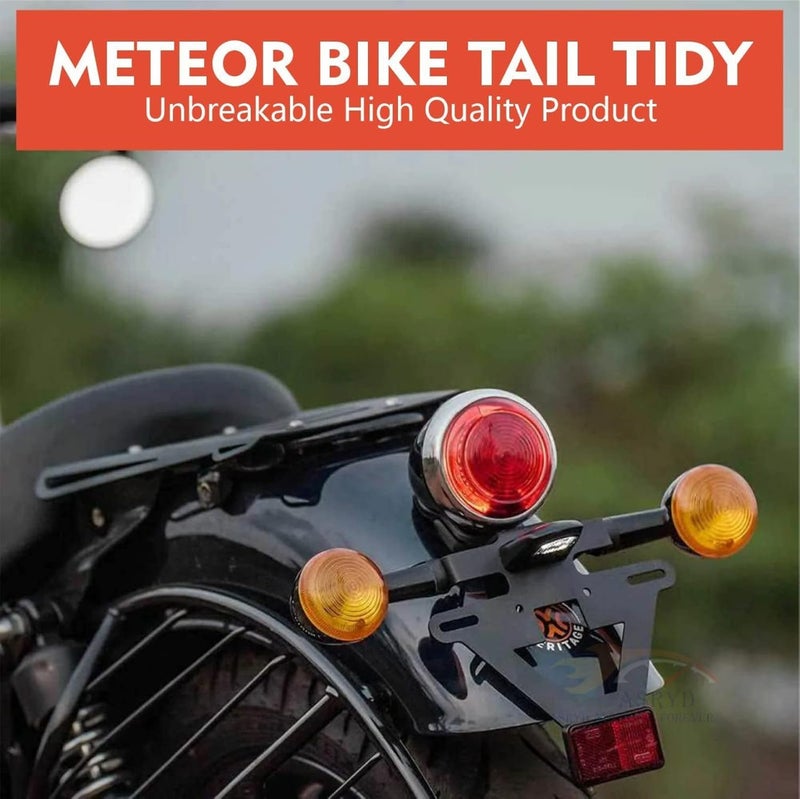 Asryd لوحة أرقام دراجة ASRYD رويال إنفيلد ميتور 350 المعدنية الأنيقة - Image 2