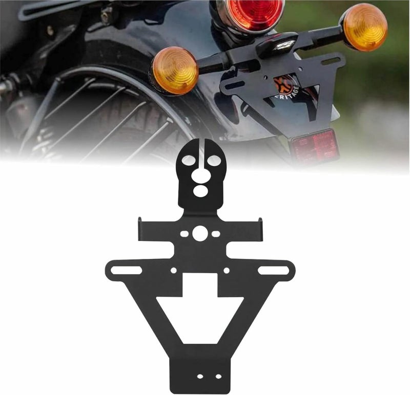 Asryd لوحة أرقام دراجة ASRYD رويال إنفيلد ميتور 350 المعدنية الأنيقة - Image 1