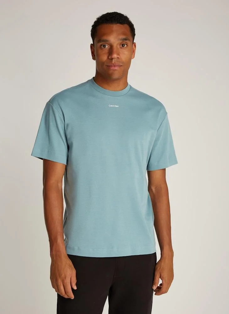 كالفن كلاين Logo Crew Neck Interlock T-Shirt