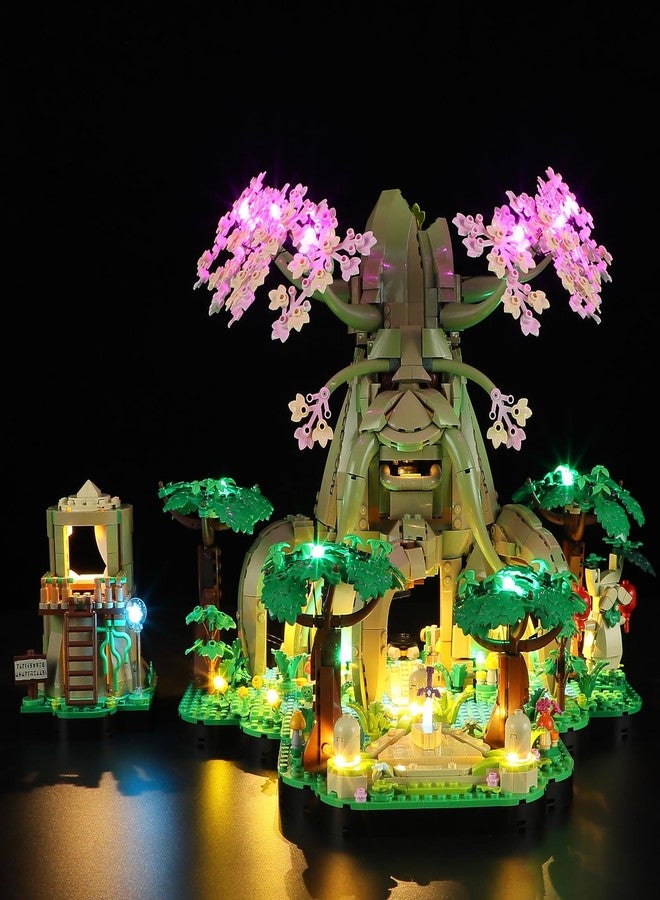 GEAMENT LED Light Set Compatible with Lego The Legend of Zelda Deku Tree 2-in-1 (Great Deku Tree) 77092 Building Blocks Model (Model Set Not Included) - Image 1
