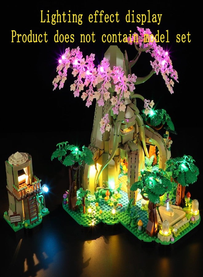 GEAMENT LED Light Set Compatible with Lego The Legend of Zelda Deku Tree 2-in-1 (Great Deku Tree) 77092 Building Blocks Model (Model Set Not Included) - Image 5