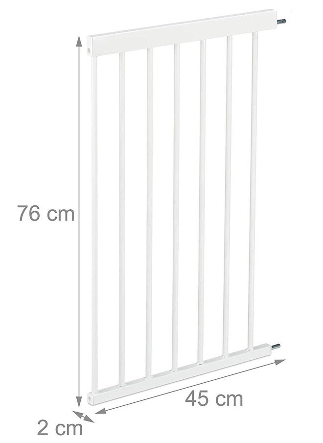 BAYBEE Baby Safety Gate Extension 45Cm Extra Tall Durable Baby Gate Extension Fence Barrier Dog Gate Child Baby Gate for Stairs Doorways Only Suitable for Baybee Safety Gates White  - Image 2