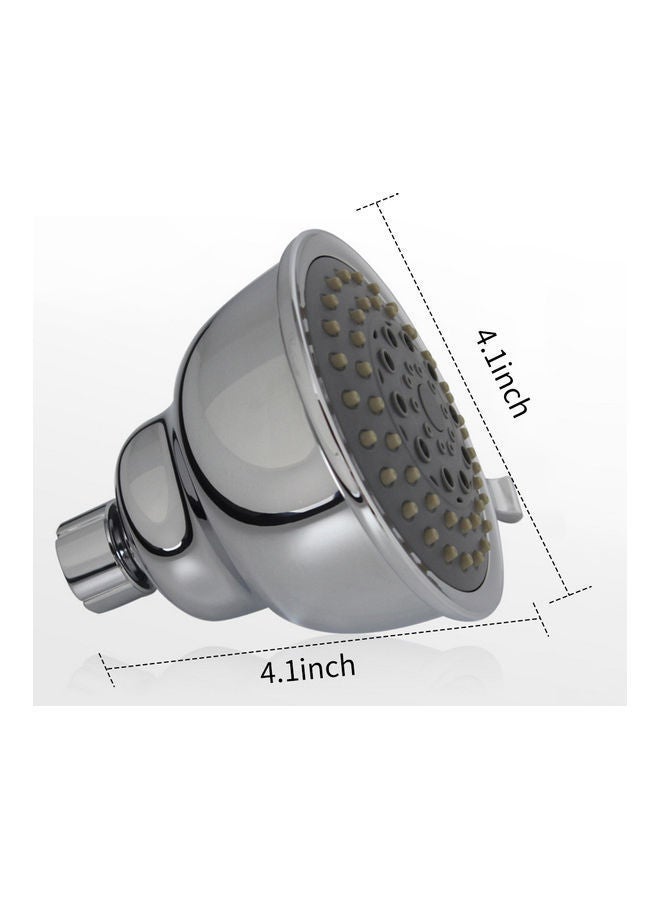 نيبمينينت High Pressure Shower Head Silver/Grey 11 x 11cm - Image 4