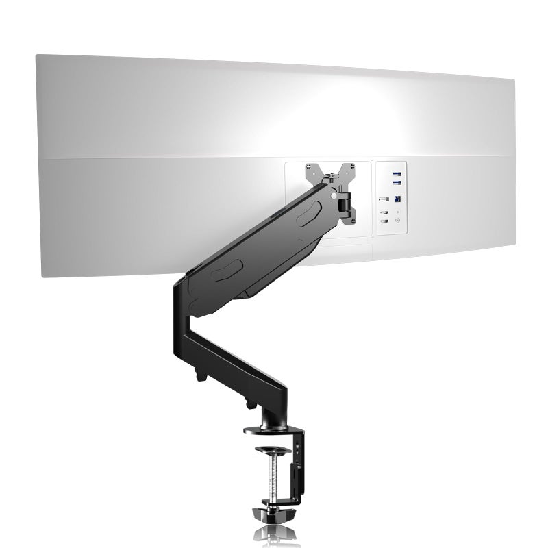 Pholiten 17-27 Inch LCD Monitor Stand Monitor Arm with Gas Spring, 360° Rotatable Height Adjustable Swivel VESA 75x75/100x100mm MD81 - Image 1