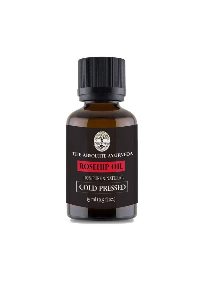 Sheer Veda - Organic Rosehip Oil - Cold-Pressed, Pure Nourishment For Radiant Skin & Hair, 100% Natural, 15Ml - Image 1