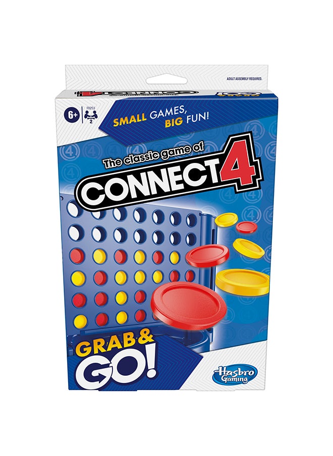 HASBRO - GAMING Connect 4 Grab and Go Game for Kids Ages 6 and Up, Portable Game for 2 Players, Travel Game for Kids  - Image 5