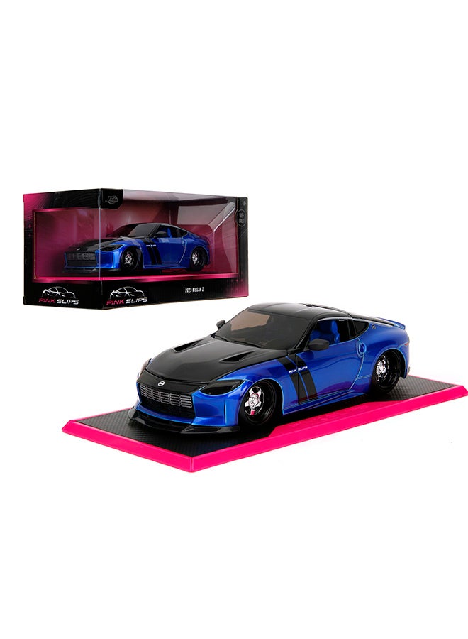 JADA Pink Slips 1:24 - 2023 Nissan Z, Die-Cast Car with Base, Toys for Kids and Adults - Image 1