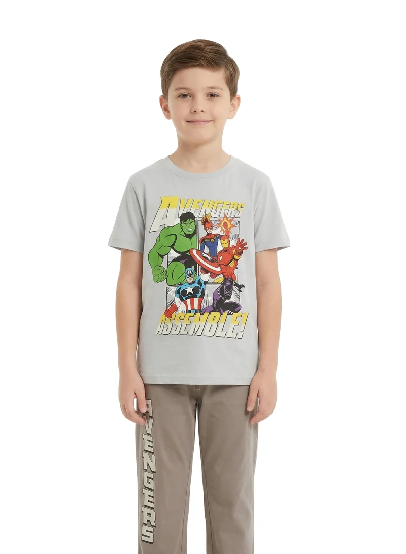 ديزني Teen Boys Marvel Avengers Graphic T-Shirt & Pyjama Set