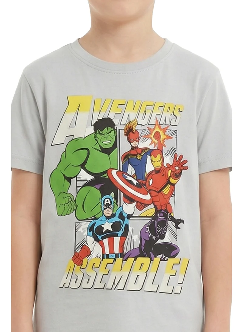 MARVEL  Teen Boys Marvel Avengers Graphic T-Shirt & Pyjama Set for Kids | Best Price UAE
