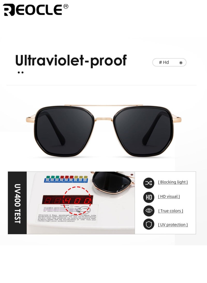 ريوكل نظارات شمسية مستقطبة نسائية UV400 واقية من نظارات القيادة الراقية للقيادة والأنشطة الخارجية والأزياء الحماية من أشعة الشمس - Image 3