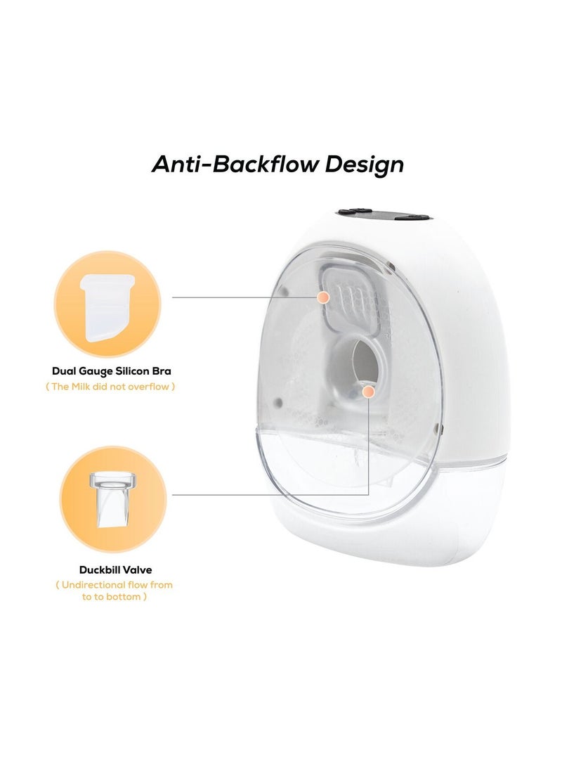 Nurtur Cozi Prime Single Wearable Breast Pump Portable Wireless Breast Pump Hand Free LCD Display Small And Light weight Extractor Gifts for New Mom Milk suction White 150ml - Image 4