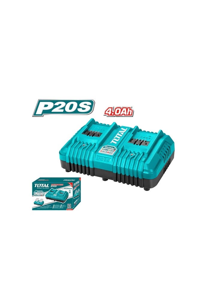 توتال شاحن سريع 2 بطاريه - TCLI2024 - Total