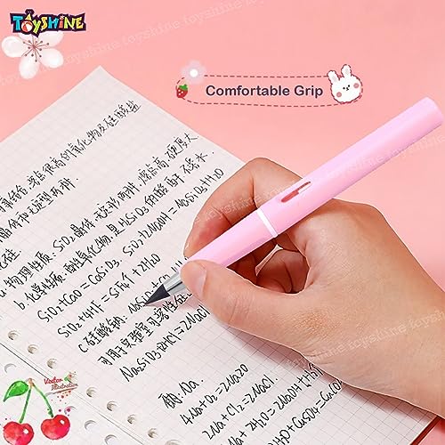 Toyshine Animal Eternal Pencil, Pack of 4, Multi-Color, Fine Point, Unisex, Kid, Writing, Drawing - Image 2