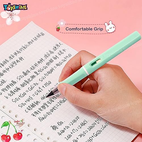 Toyshine Animal Eternal Pencil, Pack of 4, Multi-Color, Fine Point, Unisex, Kid, Writing, Drawing - Image 5