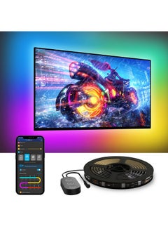 Govee Govee TV LED Backlight, RGBIC TV Backlight for 55-65 inch TVs, Smart LED Lights for TV with Bluetooth and Wi-Fi Control, Works with Alexa & Google Assistant, Music Sync, 99+ Scene Modes, Adapter  - Image 1