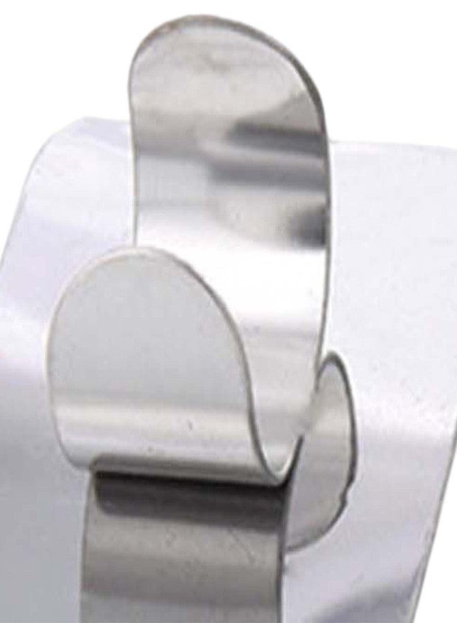 Generic Makeup Mixing Palette Handheld Stainless Steel for Nail Art Artist Beauty Square ring4.3x3.3cm - Image 5