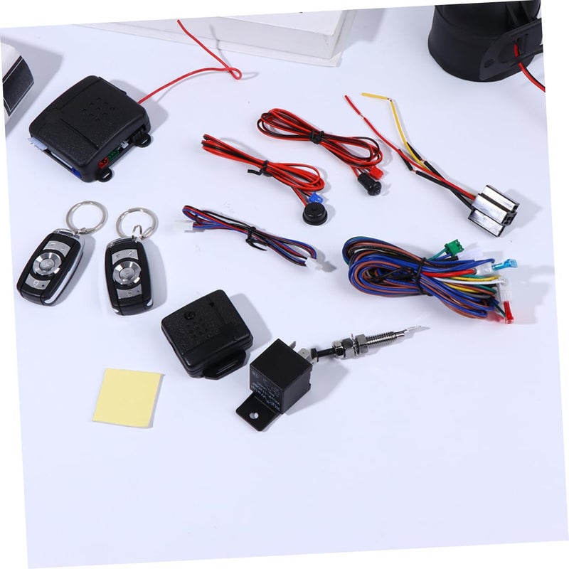 Car Alarm System with Remote Door Locks Automatic Window Close Starter Disable - Image 4