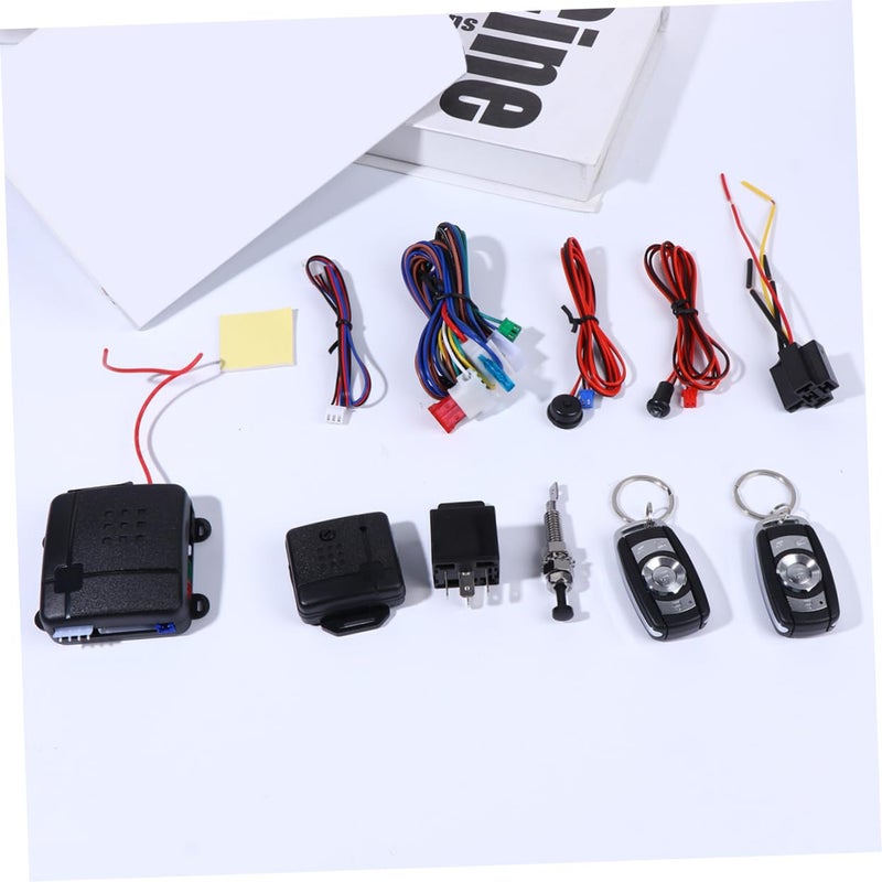 Car Alarm System with Remote Door Locks Automatic Window Close Starter Disable - Image 5