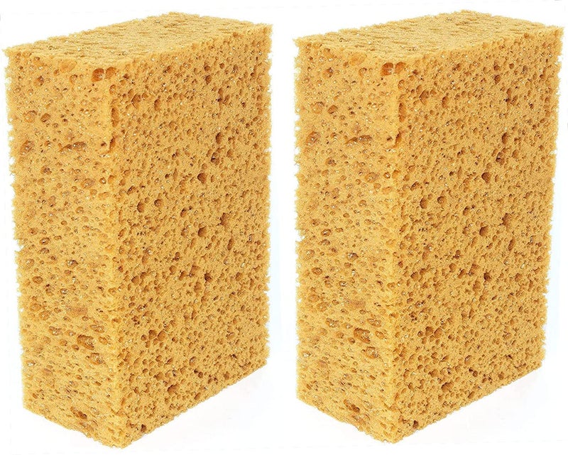 Okleen Car Wash Sponge 2 Pack 79x51x28 Inches Large for Auto Truck Motorcycle Bike Washing Boat Bail Made in Europe