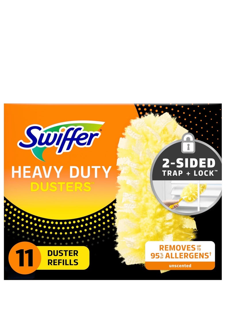 Swiffer Swiffer Dusters Heavy Duty Multi-Surface Duster Refills for Cleaning, Unscented, 11 Count  - Image 1