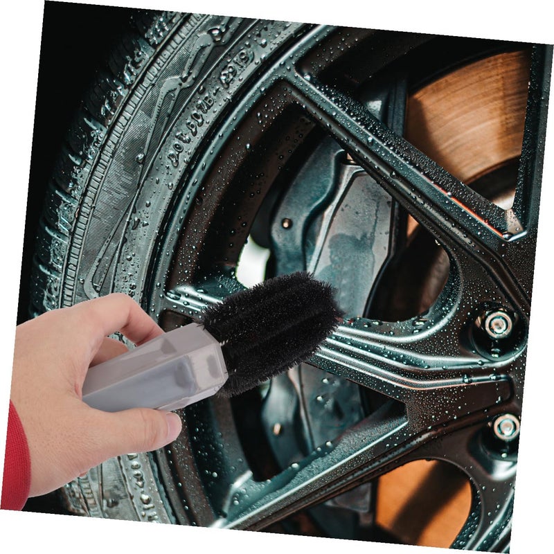Healeved Car Lug Nut Brush and Wheel Cleaning Brush with Handle, Tire Lug Nut Cleaner for Automotive Detailing and Tire Maintenance - Image 5