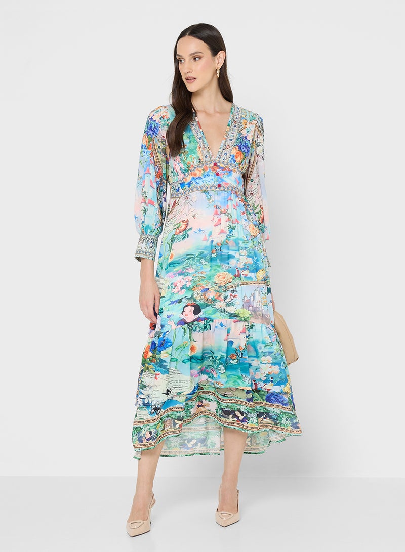 ايلا فستان بطبعة زهور - Image 1