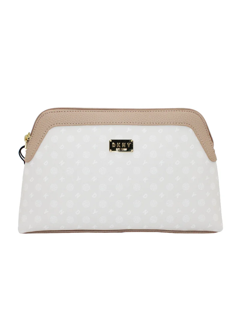 DKNY DKNY Legacy Beauty Pouch Cosmetic Bag, Travel Make up Bag Small, Small Waterproof and Lightweight Cosmetic Bag Storage Bag, Small Makeup Bag, Travel Toiletry Bag
