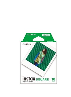 فوجي فيلم Instax Square Film White Border, 10 Shot Pack 