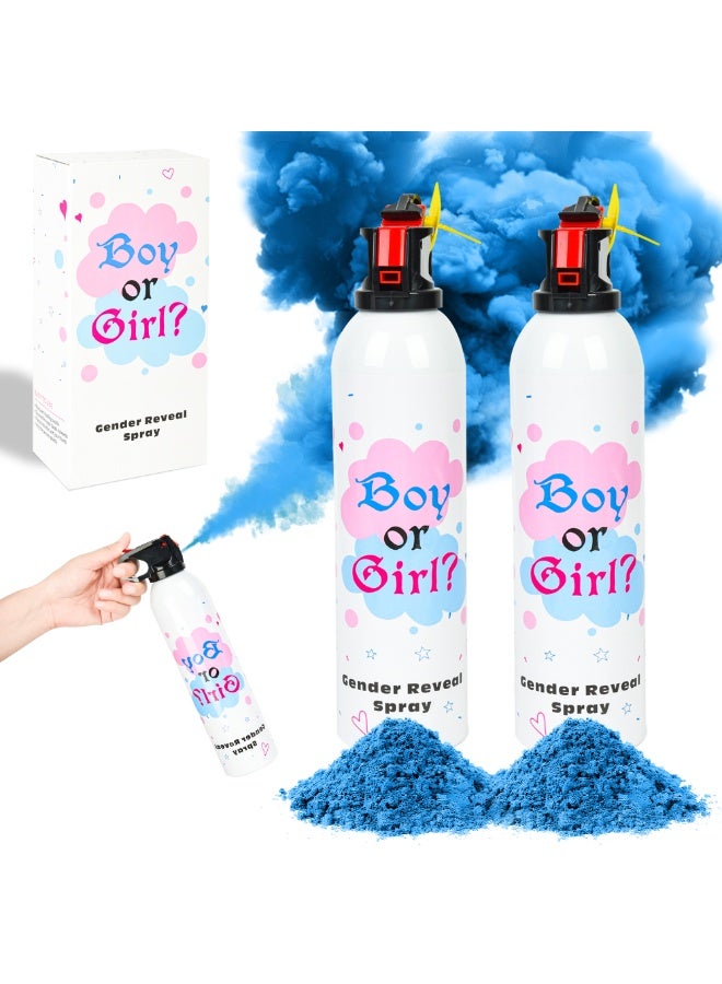 2 Pack Gender Reveal Fire Extinguisher Large Size Gender Reveal Party Spray Boy or Girl Party Supplies - Image 1