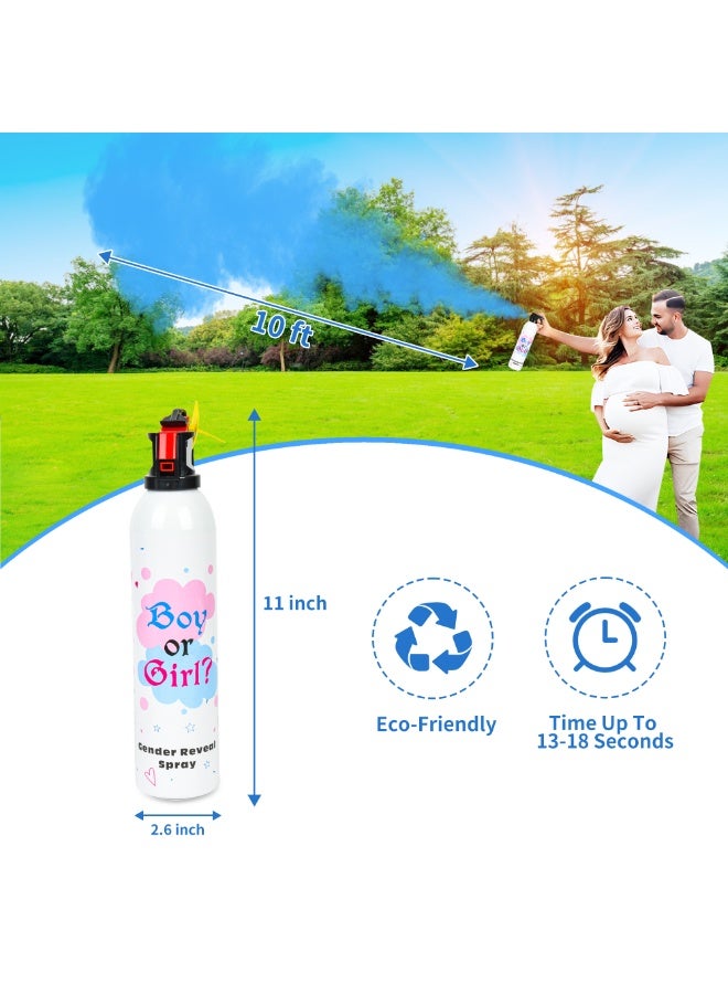 2 Pack Gender Reveal Fire Extinguisher Large Size Gender Reveal Party Spray Boy or Girl Party Supplies - Image 3