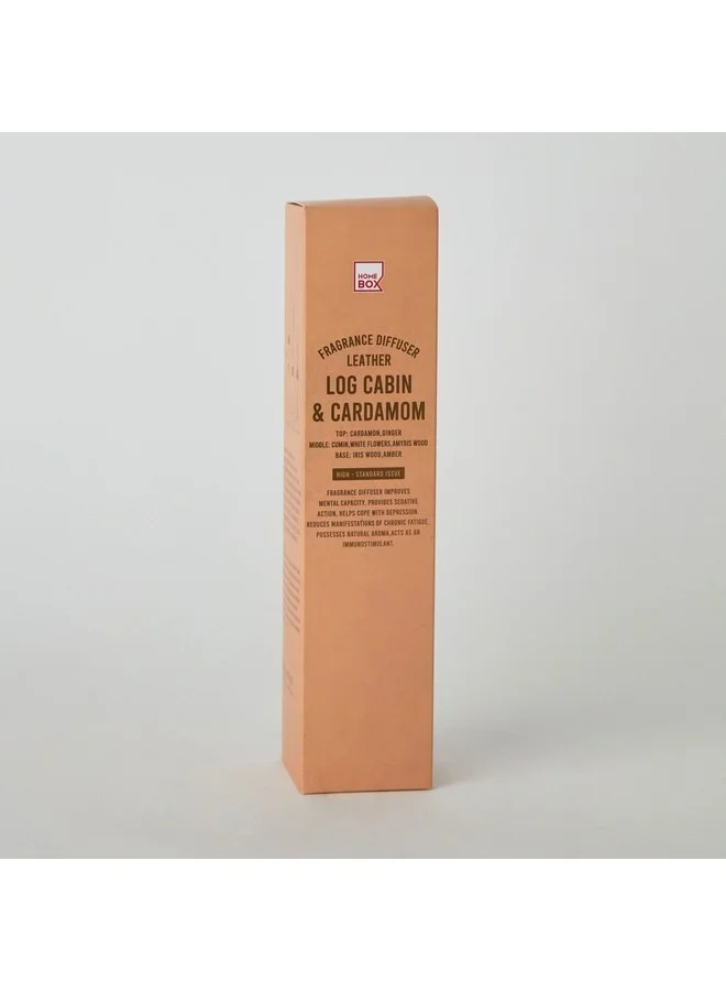 Home Box Abbey Old World Log Cabin and Cardamom Reed Diffuser 180 ml