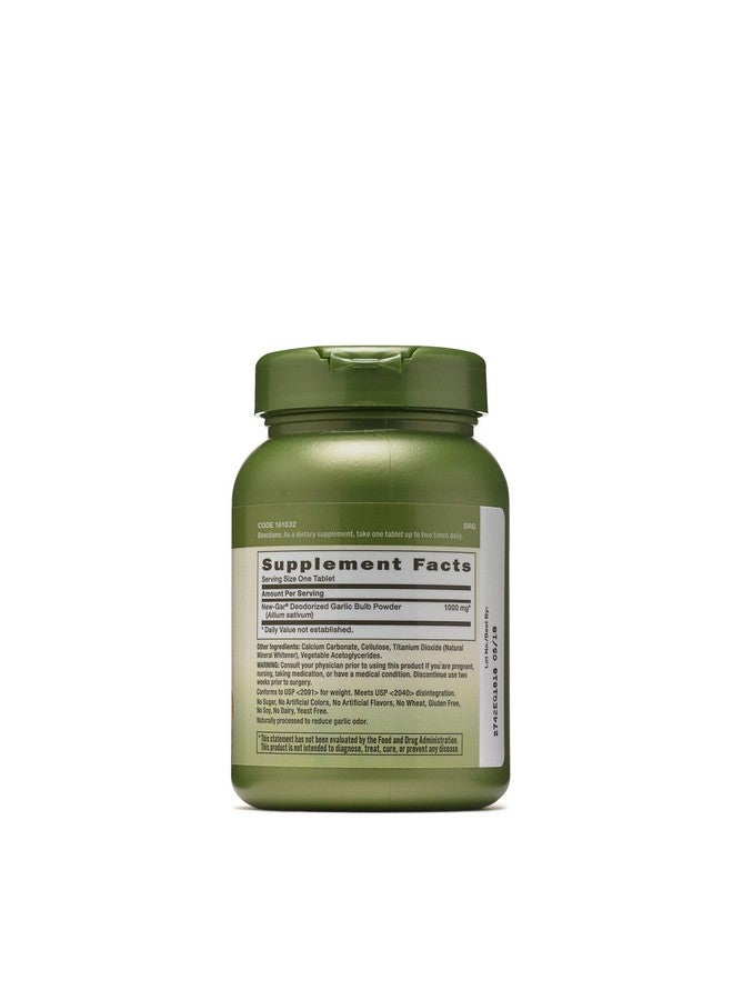 GNC Herbal Plus Odorless Garlic 1000mg Supplement, Vegetarian, Supports Cardiovascular Health, 100 Servings - Image 2